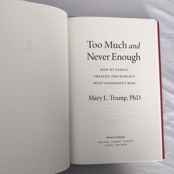 Lot of 2 Mary L. Trump Ph.D. Books; Too Much and Never Enough; The Reckoning - Picture 3 of 15
